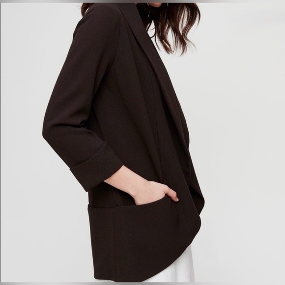 ARITZIA Wilfred Chevalier Jacket Black Blazer - Picture 3 of 15